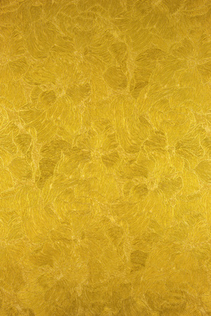 luxury embossed gold background of flowers. horizontalの写真素材