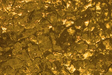 luxury embossed gold background of flowers. horizontalの写真素材