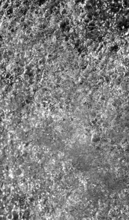 texture of the ice surface with bubbles. abstract winter background.の写真素材