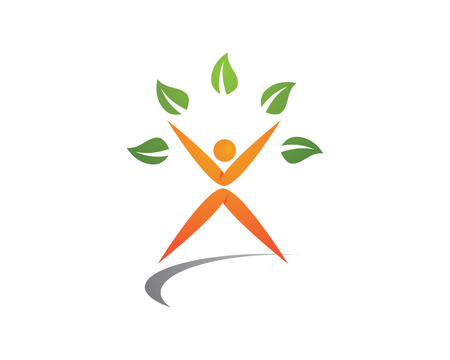 Healthy Life Logoのイラスト素材
