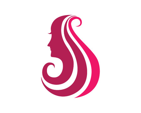 Beauty woman Logo Templateのイラスト素材