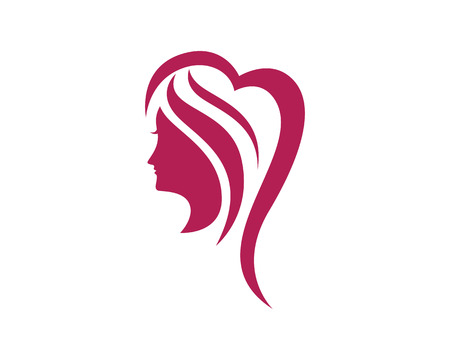 Beauty woman Logo Templateのイラスト素材