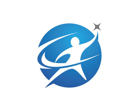 Healthy Life Logo Templateのイラスト素材