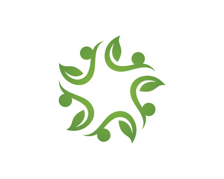 Eco Tree Logo Templateのイラスト素材