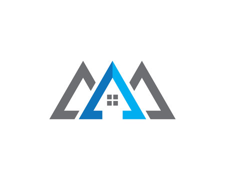 Home and Building Business Property Logo Templateのイラスト素材