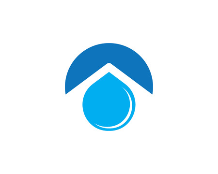Water wave Logo Templateのイラスト素材