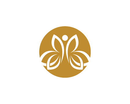 Butterfly Logo Templateのイラスト素材
