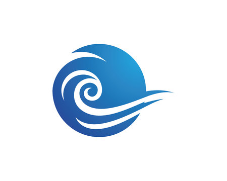 Water wave Logo Templateのイラスト素材