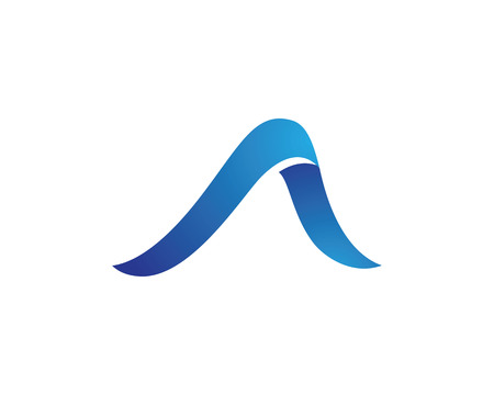 Water wave Logo Templateのイラスト素材