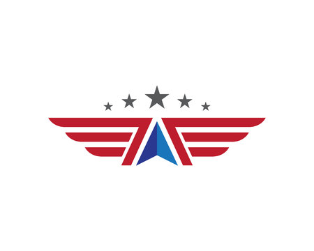 Wing  Template vector iconのイラスト素材