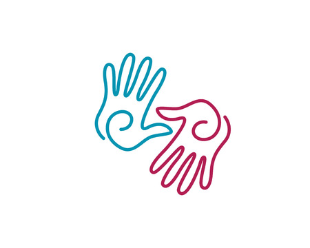 Hand Care Logoのイラスト素材