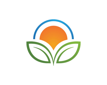 Eco Tree Leaf Templateのイラスト素材