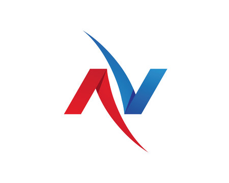N Letter Logo Template vector iconのイラスト素材