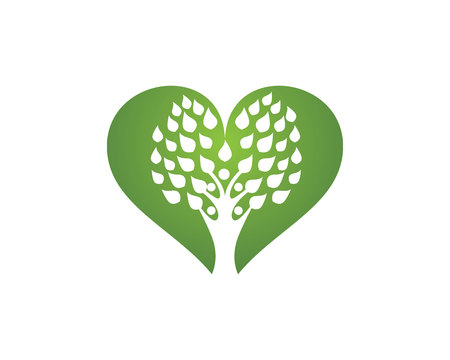 green leaf ecology nature element vector iconのイラスト素材