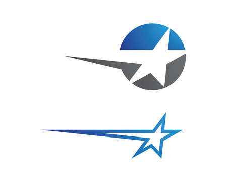 Star Logo Template vector icon illustration designのイラスト素材