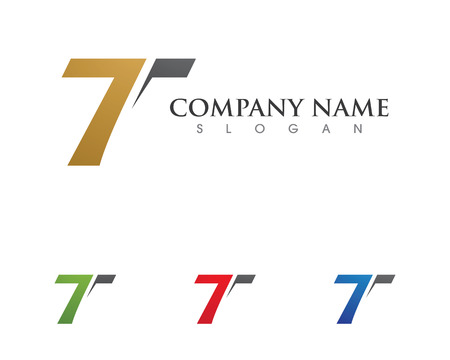 T Letter Logo templateのイラスト素材