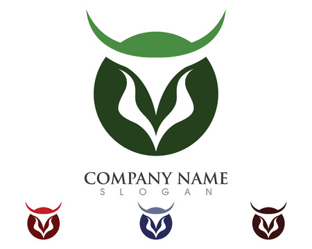 Red Bull Taurus Logo Template vector icon illustrationのイラスト素材