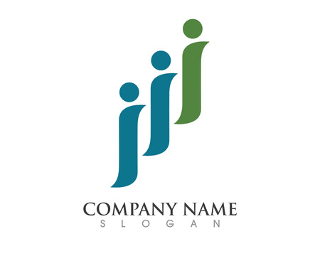 I Letter Logo Business professional logo templateのイラスト素材
