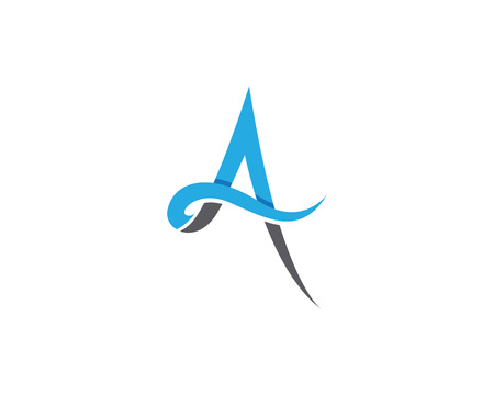A Letter Logo Business Template Vector iconのイラスト素材
