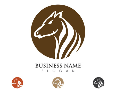 Horse Logo Template Vectorのイラスト素材