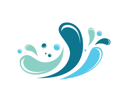 water drop Logo Template vector illustration designのイラスト素材