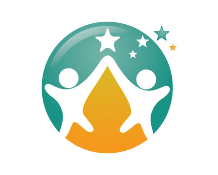 Community care Logoのイラスト素材