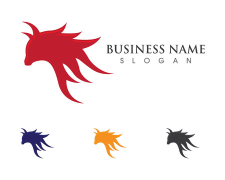 Wolf Logo Template vector iconのイラスト素材