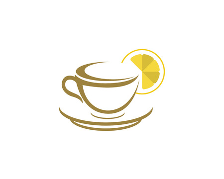 Coffee cup Logo Template vector icon designのイラスト素材