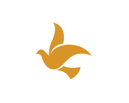 Bird Dove Logo Templateのイラスト素材