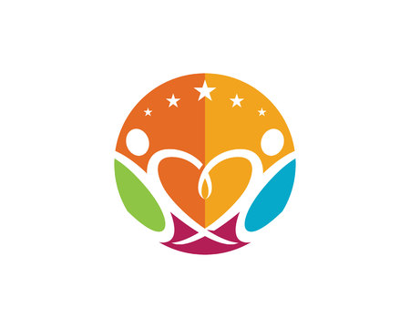 Community care Logoのイラスト素材