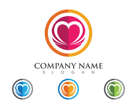 Love Logo Vector Templateのイラスト素材