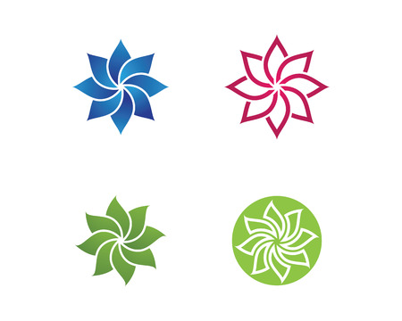 Beauty Lotus Logo Templateのイラスト素材
