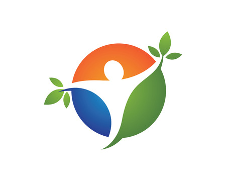 Healthy Life Logoのイラスト素材