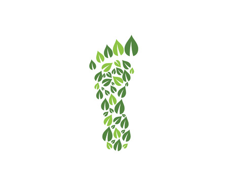 Foot Logo Templateのイラスト素材