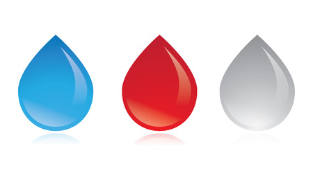 Water drop Logo Template vector illustration design.のイラスト素材
