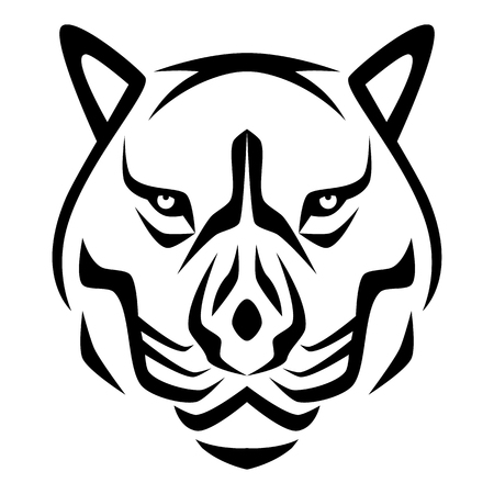 Tiger logo templateのイラスト素材