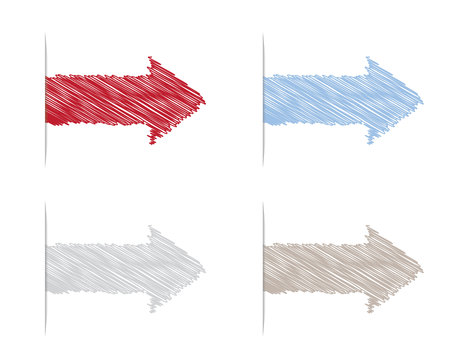 Arrows vector illustration icon Logo Template designのイラスト素材