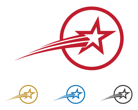Star logo template vector icon illustration designのイラスト素材