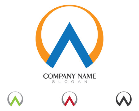 A Letter Logoのイラスト素材