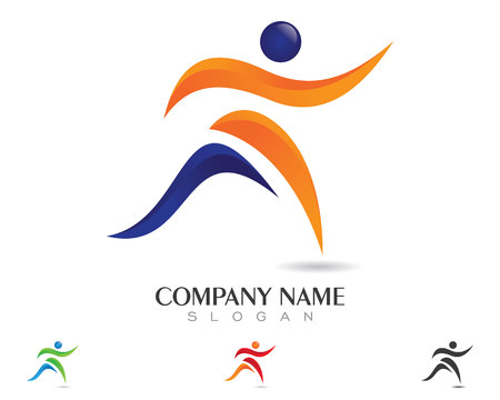 Healthy Life Logo vector illustration.のイラスト素材