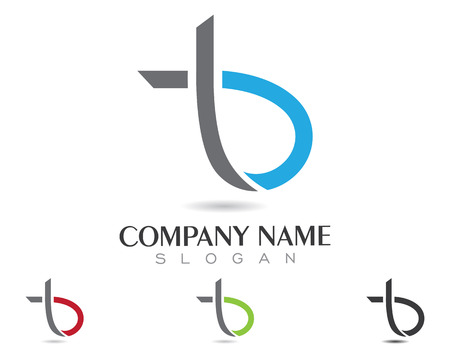 B Letter Icon Design Vector Illustrationのイラスト素材