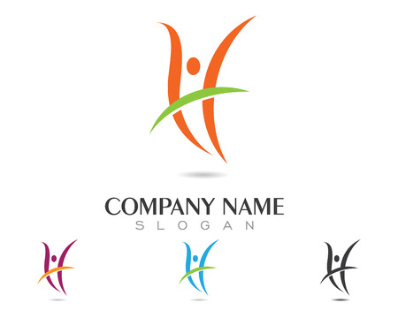 Healthy Life Logoのイラスト素材