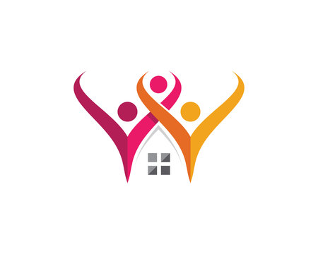 Community care Logoのイラスト素材