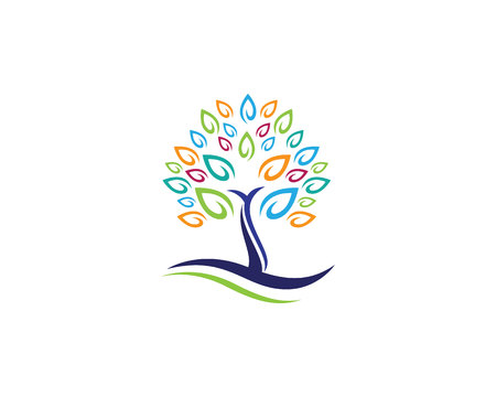 Eco Tree Leaf Logo Templateのイラスト素材