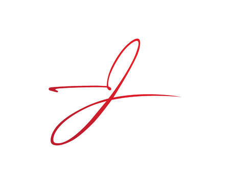 J Letter Logoのイラスト素材
