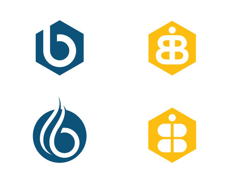 Bee Logo Template vector icon illustration designのイラスト素材