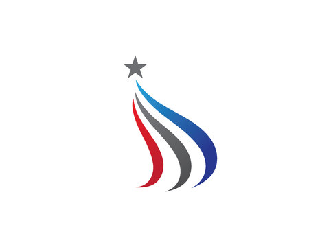 Star logo template.のイラスト素材