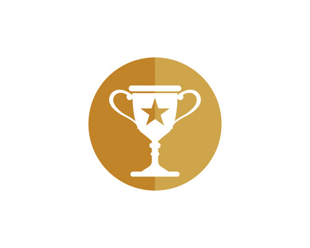 Trophy cup vector icon winner symbolのイラスト素材