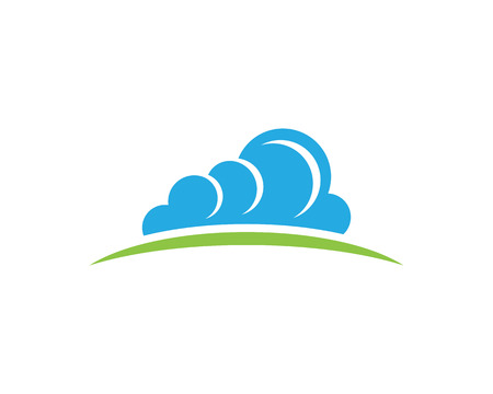 Cloud technology vector template design vectorのイラスト素材