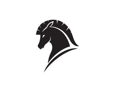 Horse Logo Template Vector icon illustration designのイラスト素材